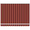 vidaXL Markiseramme Orange og Sort 300 x 250 cm