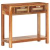 vidaXL konsolbord 86x30x76 cm massivt genbrugstr&aelig;