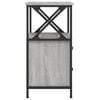 vidaXL sengebord 34x35,5x70 cm konstrueret træ grå sonoma-eg