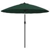 vidaXL parasol med aluminiumsstang 250 cm gr&oslash;n