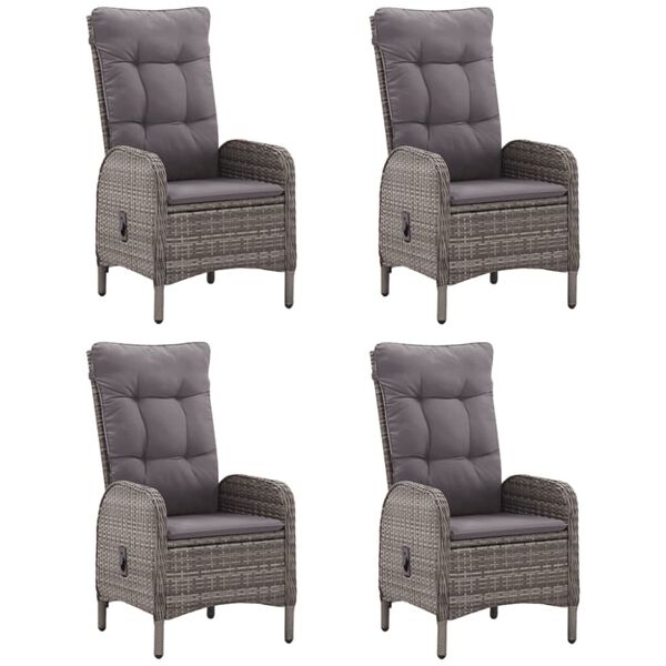 vidaXL spisebordss&aelig;t til haven 5 dele gr&aring;