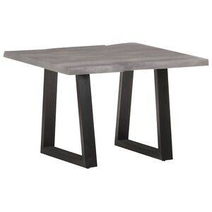 vidaXL sofabord med levende kanter 60x60x40 cm massivt akacietr&aelig;