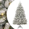 vidaXL Kunstigt juletr&aelig; 300 cm 300 LED'er Varm hvid PVC og St&aring;l