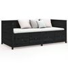 vidaXL daybed 90x200 cm massivt fyrretr&aelig; sort