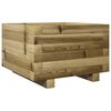 vidaXL plantekasse 40x40x26,5 cm impr&aelig;gneret fyrretr&aelig;