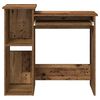 vidaXL skrivebord m. hylder 84x40x78 cm konstrueret tr&aelig; antikt tr&aelig;