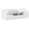 vidaXL daybed med skuffer uden madras 75x190 cm hvid