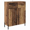 vidaXL Highboard Gammelt tr&aelig; 69,5 x 32,5 x 180 cm Konstrueret tr&aelig;