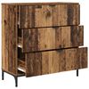 vidaXL Sideboard Gammelt træ 79,5 x 33 x 82 cm Konstrueret træ