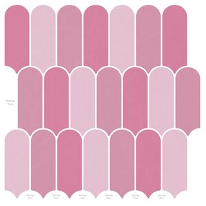vidaXL Fjerflise 10 pcs Lyser&oslash;d 30 x 30 cm Polyurethan og PET