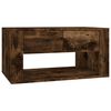vidaXL sofabord 80x50x40 cm konstrueret tr&aelig; r&oslash;get egetr&aelig;sfarve