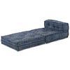 vidaXL Modulsofa Indigo Print 70 x 70 x 56 cm Stof