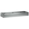 vidaXL St&oslash;ttemur 8 stk. 300 x 100 x 30 cm Galvaniseret st&aring;l S&oslash;lv