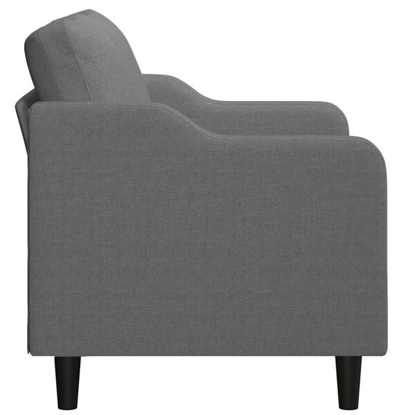 vidaXL 2-personers sofa 120 cm stof mørkegrå