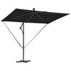 vidaXL Kantilever bananparasol Sort 294 x 200 x 254 cm