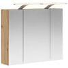 vidaXL Badev&aelig;relsesspejlskab Artisan-eg 60 x 14,5 x 50 cm