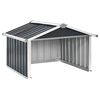 vidaXL skur til robotpl&aelig;neklipper 92x97x63 cm galvaniseret st&aring;l gr&aring;