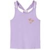 vidaXL Tanktop til b&oslash;rn str. 92 lilla