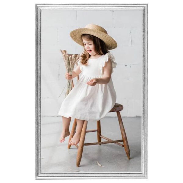 vidaXL billedrammer 3 stk. til bord 10x15 cm MDF s&oslash;lvfarvet