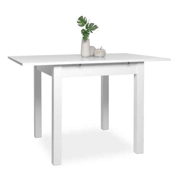 Finori udvideligt spisebord Coburg 80 hvid