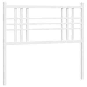 vidaXL udskiftningsgavl 100 cm metal hvid