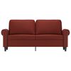 vidaXL 2-personers sofa 140 cm kunstl&aelig;der vinr&oslash;d