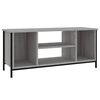 vidaXL tv-bord 102x35x45 cm konstrueret tr&aelig; gr&aring; sonoma-eg