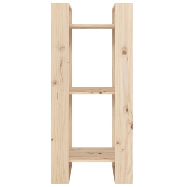 vidaXL bogreol/rumdeler 41x35x91 cm massivt fyrretr&aelig;