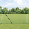 vidaXL Hegnsp&aelig;l Gr&oslash;n 10 x 1,6 m (40 x 40 mm mesh) St&aring;l og PVC