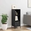 vidaXL skab 35x39x103,5 cm stål sort