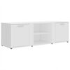 vidaXL tv-bord 120x34x37 cm konstrueret tr&aelig; hvid