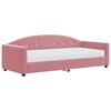 vidaXL daybed med madras 90x200 cm velour pink