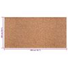 vidaXL Kork rolle Brun 100 x 200 x 0,2 cm Kork