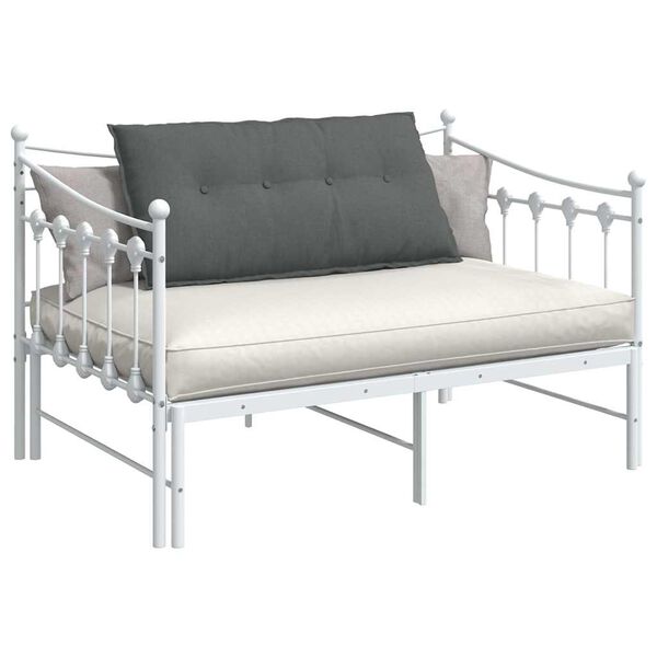 vidaXL Rygpude M&oslash;rkegr&aring; 100 x 19 x 50 cm Stof