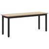 vidaXL b&aelig;nk Sonoma-eg 110 x 35 x 45 cm Konstrueret tr&aelig;