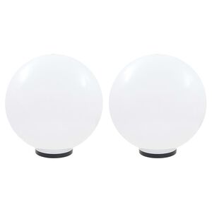 vidaXL LED-kuglelamper 2 stk. kugleformet 50 cm PMMA