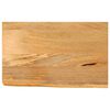 vidaXL bordplade 40x30x2,5 cm naturlig kant massivt mangotr&aelig;