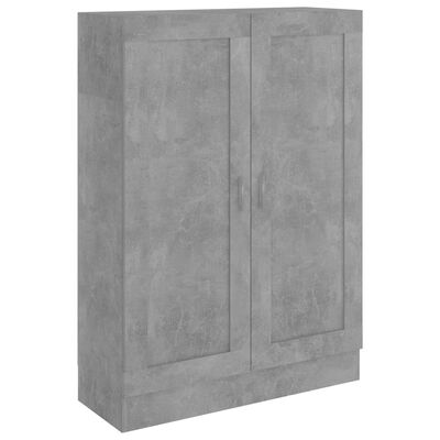 vidaXL bogskab 82,5x30,5x115 cm spånplade betongrå