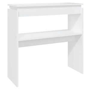 vidaXL konsolbord 80x30x80 cm konstrueret tr&aelig; hvid