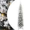 vidaXL Kunstigt juletr&aelig; med stativ Gr&oslash;n 210 cm PVC og St&aring;l og Plastik