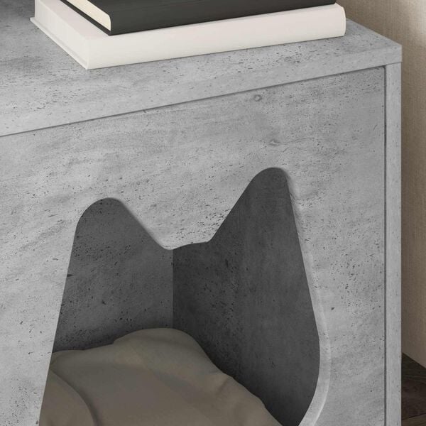 vidaXL Kat Hus Beton 42,5 x 40 x 53,5 cm Konstrueret tr&aelig;