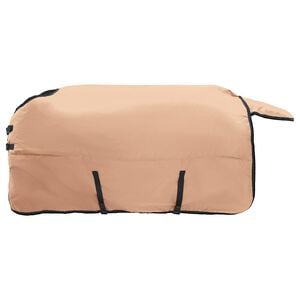 vidaXL Hestet&aelig;ppe Cappuccino 75 cm Polyester