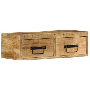 vidaXL v&aelig;gh&aelig;ngt tv-skab 60x30x19 cm massivt ru mangotr&aelig;