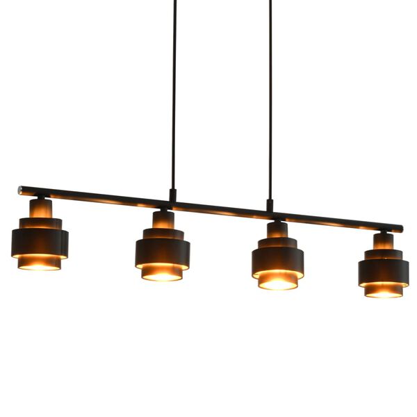 vidaXL loftslampe 82 cm E14 sort