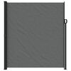 vidaXL sammenrullelig sidemarkise 220x600 cm antracitgr&aring;