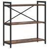 vidaXL Bogreol R&oslash;get eg 80 x 30 x 85 cm Konstrueret tr&aelig;