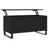 vidaXL sofabord 90x44,5x45 cm konstrueret tr&aelig; sort