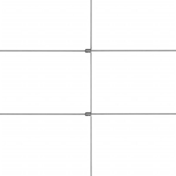 vidaXL havehegn 50 m 80 cm galvaniseret st&aring;l