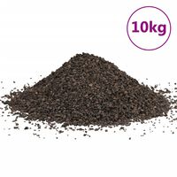vidaXL basaltgrus 10 kg 1-3 mm sort