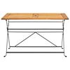vidaXL foldbart havebord 120x70x74 cm massivt akacietr&aelig;